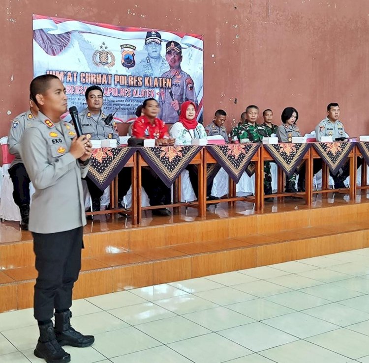 JUM'AT CURHAT BARENG KAPOLRES KLATEN