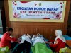 SETETES DARAH UNTUK KEMANUSIAAN, KECAMATAN KLATEN UTARA & PMI GELAR DONOR DARAH DI GERGUNUNG
