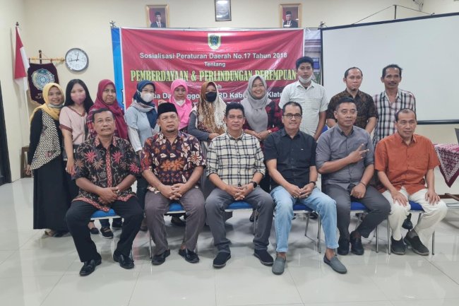 Sosialisasi Perda No 17 Tahun 2018 Tentrang Pemberdayaan Dan Perlindungan Perempuan