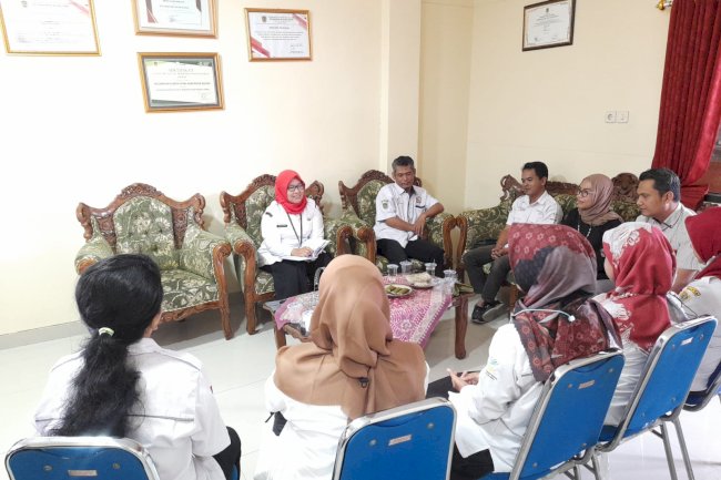 RAPAT KOORDINASI DENGAN DINAS NIVO KECAMATAN KLATEN UTARA