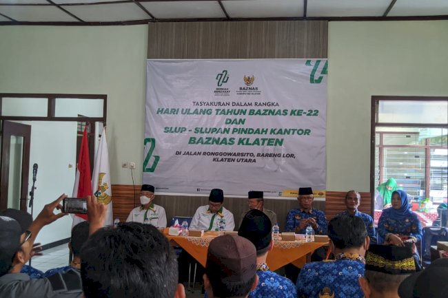 SYUKURAN HUT BAZNAS KE 22 & KANTOR BARU BAZNAS KLATEN
