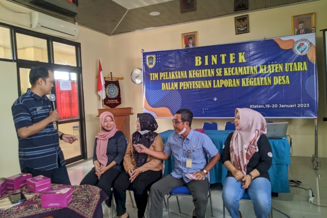 BINTEK LAPORAN KEGIATAN DESA SE KECAMATAN KLATEN UTARA