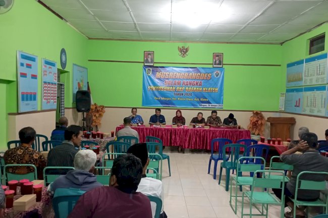 MUSRENBANGDES DALAM RANGKA PENYUSUNAN RKP DI DESA JEBUGAN