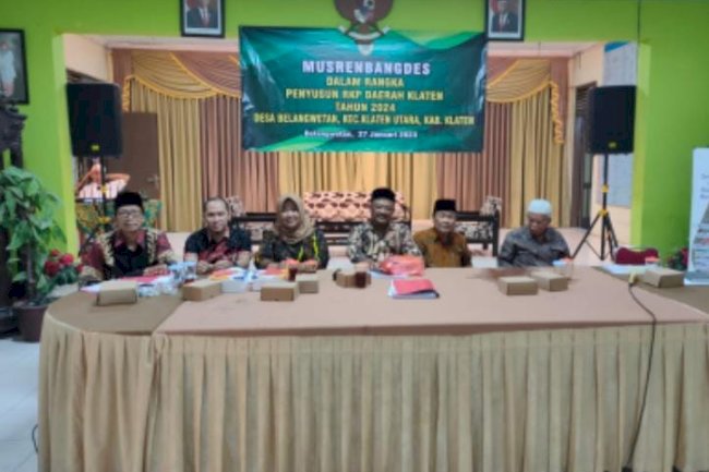 MUSRENBANGDES DALAM RANGKA PENYUSUNAN RKP DI DESA BELANG WETAN