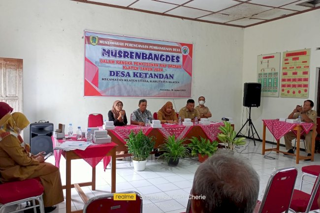 MUSRENBANGDES DALAM RANGKA PENYUSUNAN RKP DI DESA KETANDAN