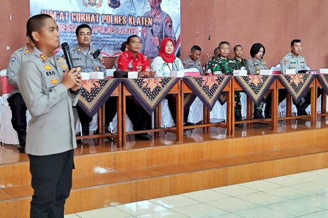 JUM'AT CURHAT BARENG KAPOLRES KLATEN