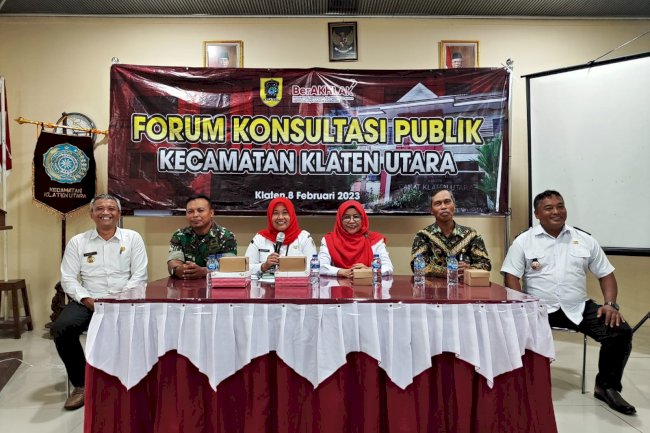 FORUM KONSULTASI PUBLIK KECAMATAN KLATEN UTARA