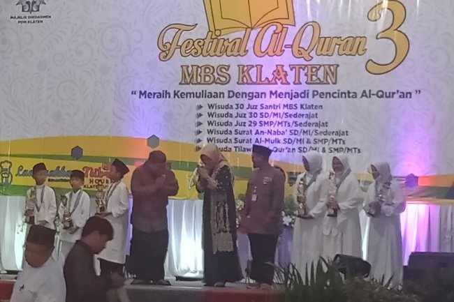 WISUDA FESTIVAL MENGHAFAL AL-QUR'AN 3 MBS KLATEN