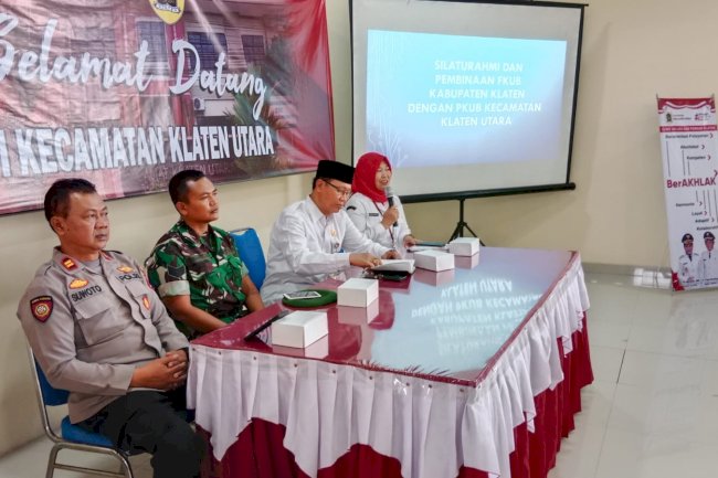 SILATURAHMI DAN PEMBINAAN FKUB KAB KLATEN DENGAN PKUB KECAMATAN KLATEN UTARA