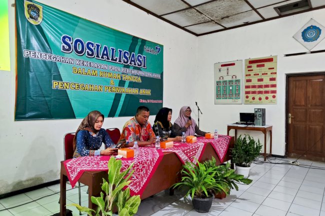SOSIALISASI PENCEGAHAN KEKERASAN PADA PEREMPUAN & ANAK DALAM RUMAH TANGGA & PENCEGAHAN PERNIKAHAN ANAK