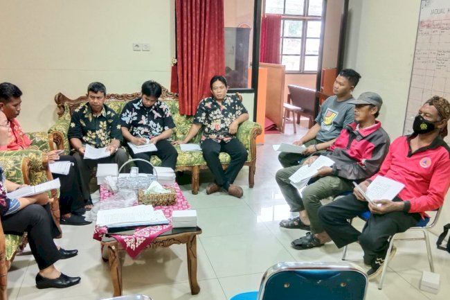 RAPAT KOORDINASI DENGAN RELAWAN KLATEN UTARA