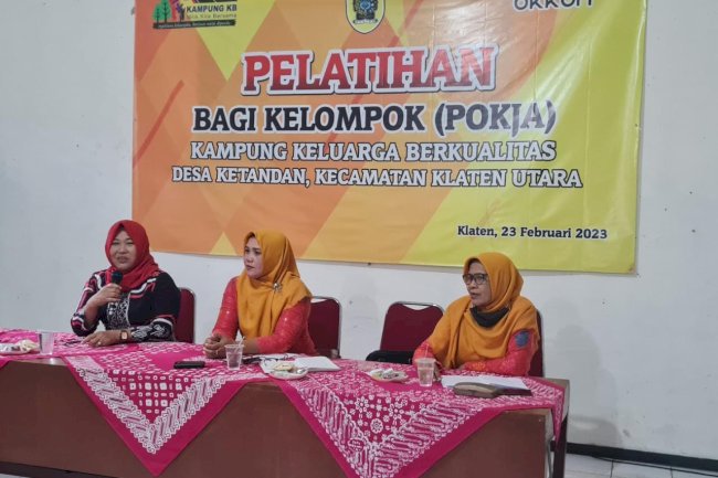 PERTEMUAN RUTIN TP  PKK DI DESA KETANDAN