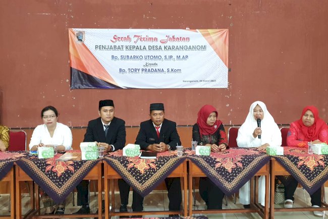 SERTIJAB PENJABAT KADES KARANGANOM