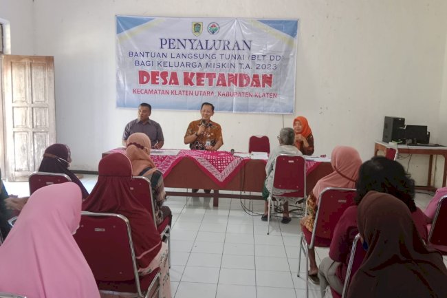 PENYALURAN DANA BLT DD TAHAP 1 2 3 DI DESA KETANDAN