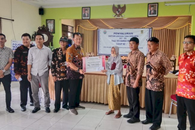 PENYALURAN DANA BLT DD TAHAP 1 2 3 DI DESA BELANG WETAN