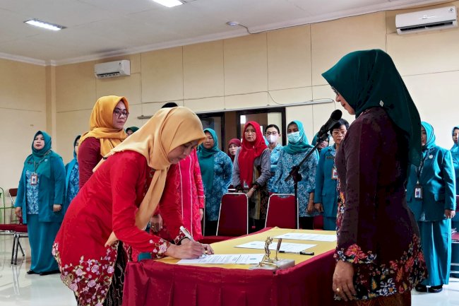 PELANTIKAN DAN SERTIJAB KETUA TP PKK KECAMATAN