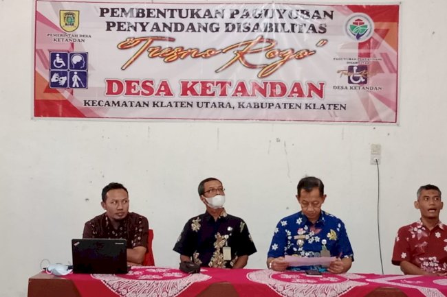 PEMBENTUKAN PAGUYUBAN DISABILITAS