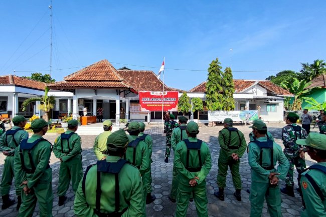 APEL SIAGA LINMAS PENGAMANAN PILKADES TAHAP 1