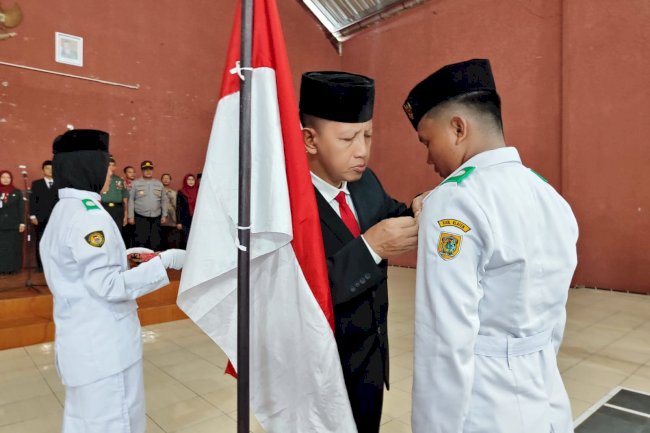 PENGUKUHAN PASKIBARAKA KECAMATAN KLATEN UTARA