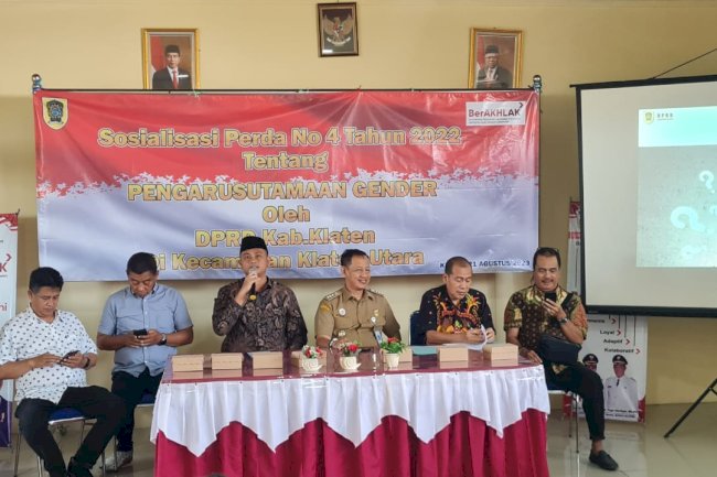 SOSIALISASI PENGARUSUTAMAAN GENDER OLEH DPRD KAB KLATEN