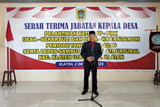 SERTIJAB KADES KARANGANOM & SEKARSULI BESERTA KETUA TP PKK