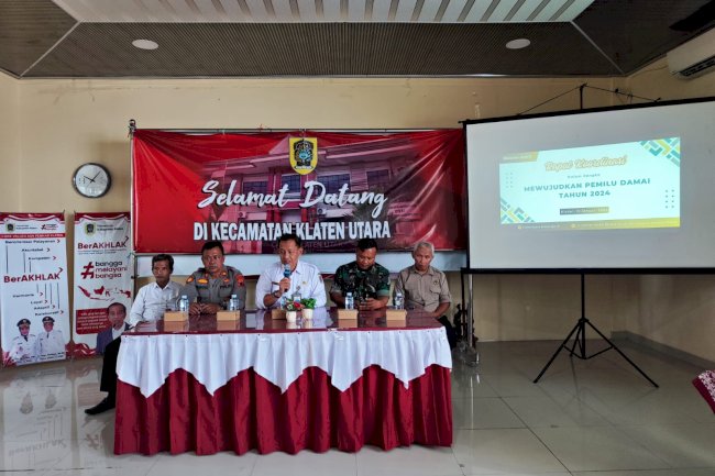 RAPAT KOORDINASI DALAM RANGKA PEMILU DAMAI TAHUN 2024