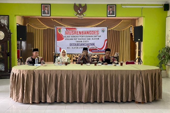 MUSRENBANGDES/KEL SE KECAMATAN KLATEN UTARA