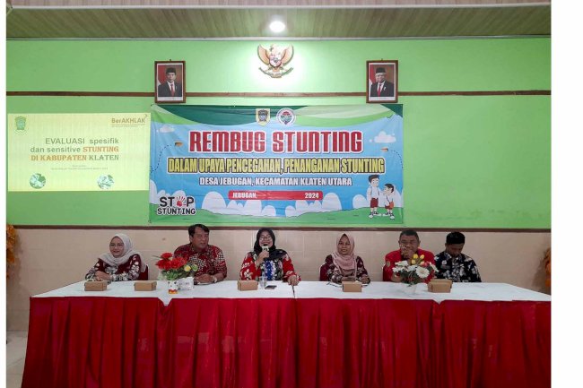 REMBUG STUNTING DI DESA  JEBUGAN