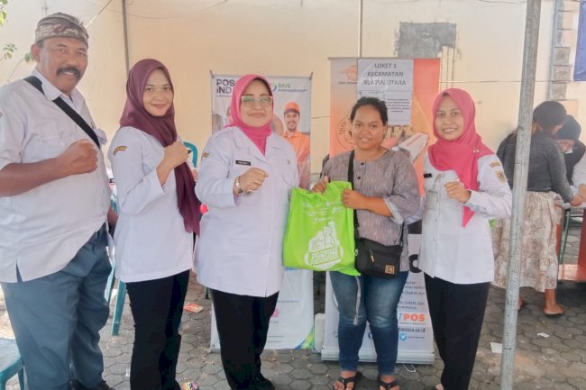 RATUSAN WARGA KLATEN UTARA TERIMA BANTUAN PANGAN TAHUN 2O24