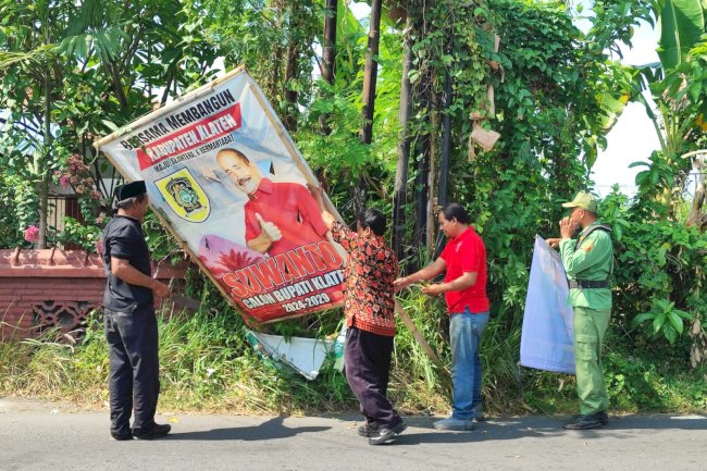 PENERTIBAN APS (ALAT PERAGA SOSIALISASI) WILAYAH KLATEN UTARA