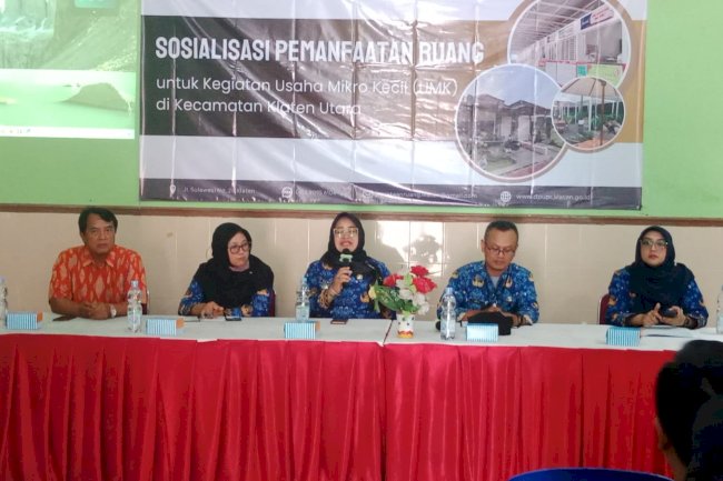 SOSIALISASI PEMANFAATAN RUANG UNTUK KEGIATAN USAHA MIKRO KECIL (UMK) DI KECAMATAN KLATEN UTARA