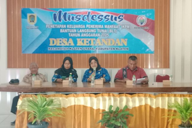 MUSDESUS PENETAPAN KPM & BLT DD TA 2025 DESA KETANDAN