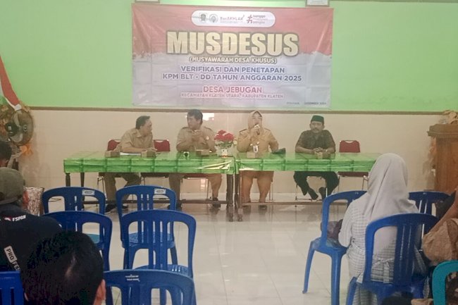 MUSDESUS PENETAPAN KPM & BLT DD TA 2025 DESA JEBUGAN