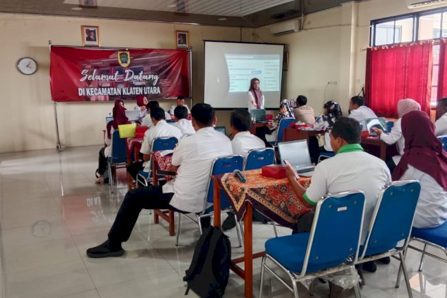 PENGISIAN ELHKPN 2024 SERENTAK DI KECAMATAN KLATEN UTARA