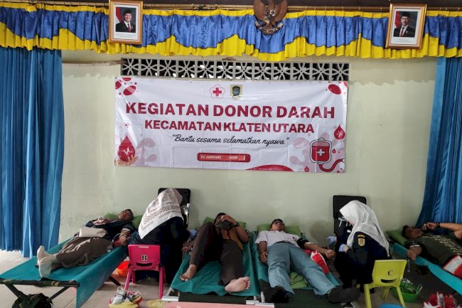 DONOR DARAH AWAL TAHUN 2025 DI KECAMATAN KLATEN UTARA