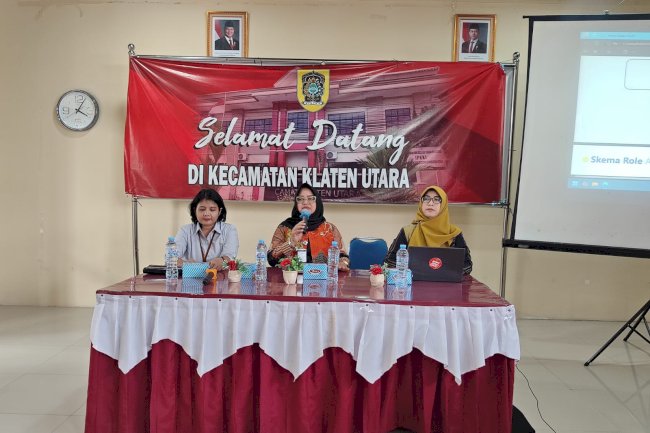 BIMBINGAN TEKNIS APLIKASI CORETAX SERENTAK KECAMATAN KLATEN UTARA