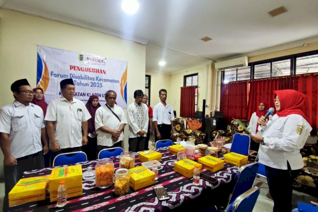 LANGKAH  NYATA UNTUK KESETARAAN : PENGURUS DISABILITAS KLATEN UTARA RESMI DIKUKUHKAN