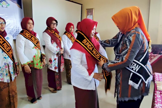 BUNDA PAUD DESA/KELURAHAN SE KECAMATAN KLATEN UTARA RESMI DIKUKUHKAN