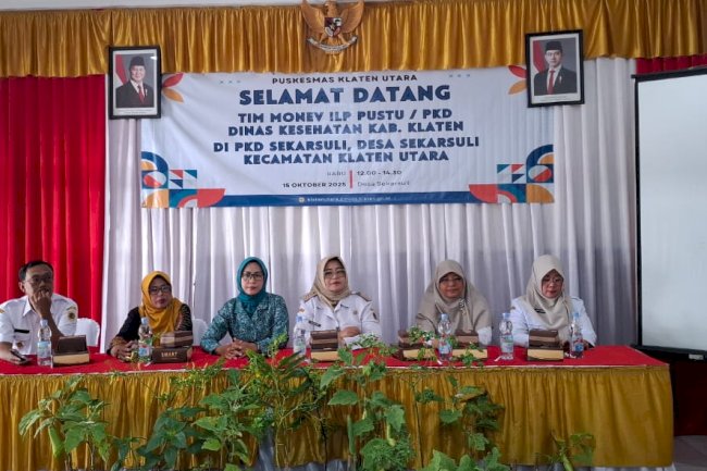 TINGKATKAN PHBS WARGA, DINKES KLATEN GELAR EVALUASI ILP DI DESA SEKARSULI