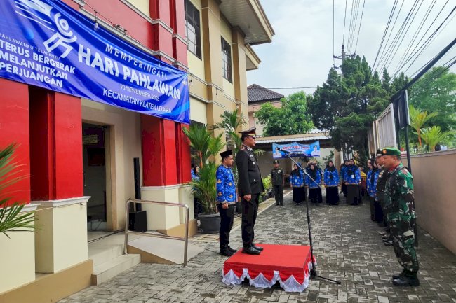 KOBARKAN SEMANGAT JUANG! KLATEN UTARA GELAR UPACARA HARI PAHLAWAN 2025