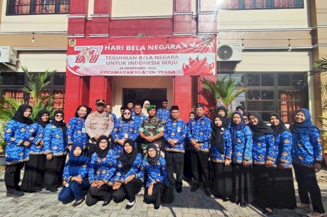 UPACARA HARI BELA NEGARA DIGELAR DI KECAMATAN KLATEN UTARA