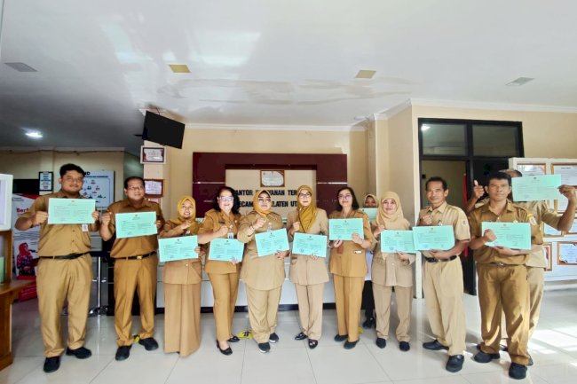 PENANDATANGANAN PAKTA INTEGRITAS DAN PERJANJIAN KINERJA PNS/P3K KECAMATAN KLATEN UTARA