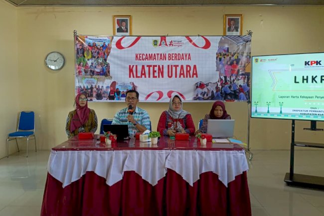 PENGISIAN E-LHKPN TAHUN 2025 SERENTAK DI KECAMATAN KLATEN UTARA, WUJUD KOMITMEN ASN BERINTEGRITAS