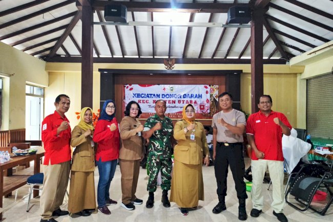 AKSI KEMANUSIAAN DONOR DARAH DIGELAR DI KELURAHAN GERGUNUNG KLATEN UTARA