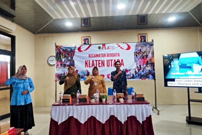 SATUKAN LANGKAH DI KLATEN UTARA, SDM PKH DISTRIK 1 PERKUAT SINERGI PENGENTASAN KEMISKINAN