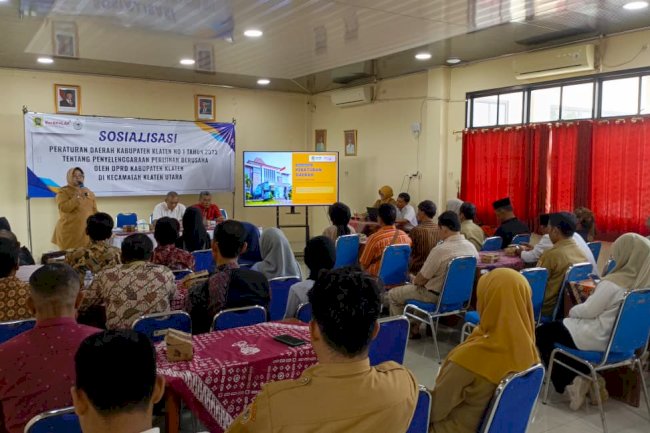 SOSIALISASI PERDA NO. 01 TAHUN 2023 TENTANG PENYELENGGARAAN PERIZINAN BERUSAHA DI KECAMATAN KLATEN UTARA