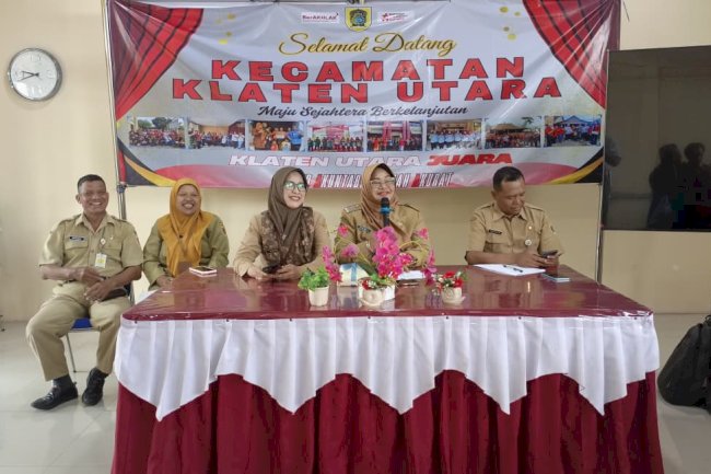 SOSIALISASI PENYAMPAIAN SPPT PBB-P2 DAN OPSEND SENGKUYUNG 2026 DIGELAR DI KECAMATAN KLATEN UTARA