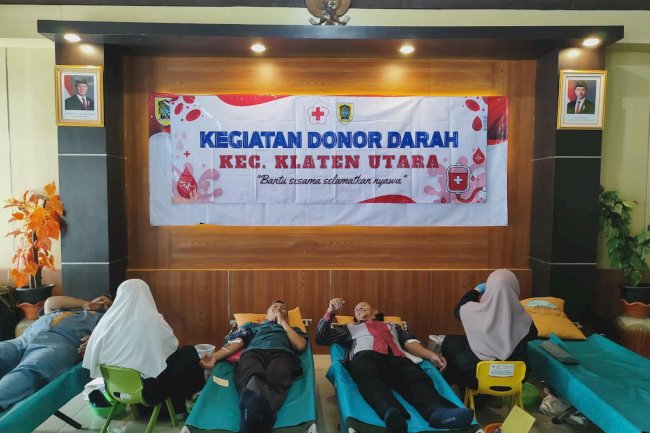 AKSI DONOR DARAH KLATEN UTARA : UPAYA MENJAGA STOK DARAH DAN SOLIDARITAS SOSIAL