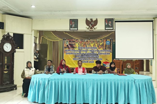 HARMANUT SURYOBIAN JADI WAJAH LITERASI DESA, SIAP BERSAING DI LOMBA PERPUSTAKAAN TINGKAT KABUPATEN