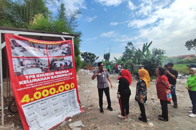 SAMPAH MENUMPUK JADI PERHATIAN, BUPATI KLATEN CANANGKAN GOTONG ROYONG BERSIH TPS BARENGLOR